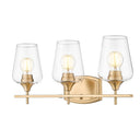 Z-Lite Joliet Burnished Brass 3 Light Vanity Light image
