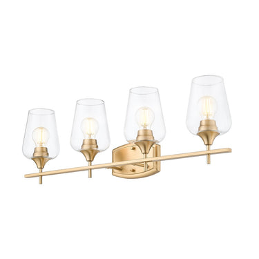 Z-Lite Joliet Burnished Brass 4 Light Vanity Light image 2