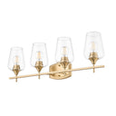 Z-Lite Joliet Burnished Brass 4 Light Vanity Light image 4
