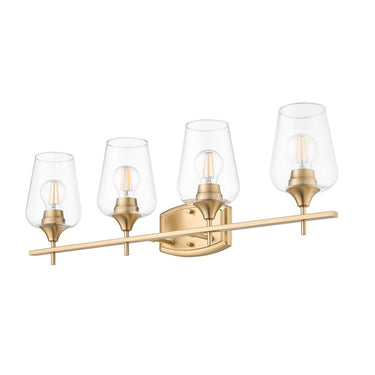 Z-Lite Joliet Burnished Brass 4 Light Vanity Light image 4