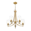 Z-Lite Joliet Burnished Brass 5 Light Chandelier image 1