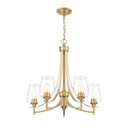 Z-Lite Joliet Burnished Brass 5 Light Chandelier image 2