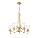 Z-Lite Joliet Burnished Brass 5 Light Chandelier image 4