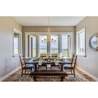 Z-Lite Joliet Burnished Brass 5 Light Chandelier image 5