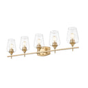 Z-Lite Joliet Burnished Brass 5 Light Vanity Light image 2