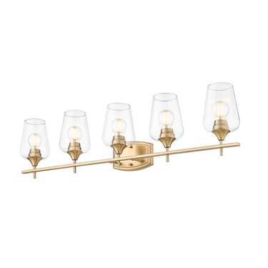 Z-Lite Joliet Burnished Brass 5 Light Vanity Light image 2