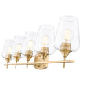 Z-Lite Joliet Burnished Brass 5 Light Vanity Light image 3