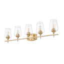 Z-Lite Joliet Burnished Brass 5 Light Vanity Light image 4