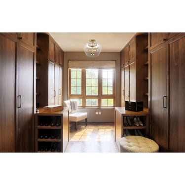 Z-Lite Joliet Burnished Brass3 Light Semi Flush Mount image 5