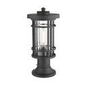 Z-Lite Jordan 1 Light Outdoor Pier Mounted Fixture image 1
