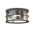 Z-Lite Jordan 3 Light Outdoor Flush Mount image 1