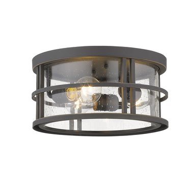 Z-Lite Jordan 3 Light Outdoor Flush Mount image 1