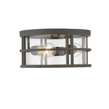 Z-Lite Jordan 3 Light Outdoor Flush Mount image 3