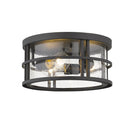 Z-Lite Jordan 3 Light Outdoor Flush Mount image