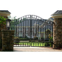 Z-Lite Jordan Black 1 Light Outdoor Pier Mounted Fixture image 5