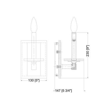 Z-Lite Kaden 1 Light Wall Sconce image 14