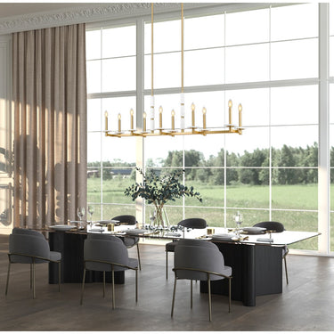 Z-Lite Kaden 10 Light Linear Chandelier image 11