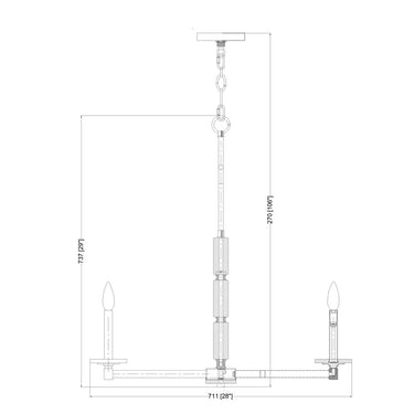 Z-Lite Kaden 6 Light Chandelier image 14