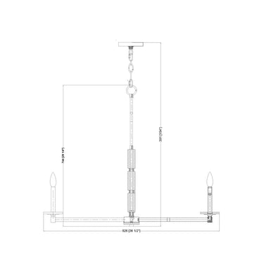 Z-Lite Kaden 8 Light Chandelier image 14