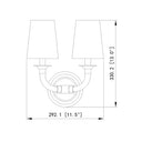 Z-Lite Katerina 2 Light Wall Sconce image 14