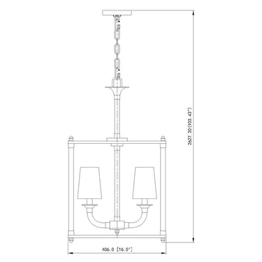 Z-Lite Katerina 4 Light Chandelier image 14