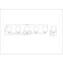 Z-Lite Kendrick 5 Light Vanity Light image 28