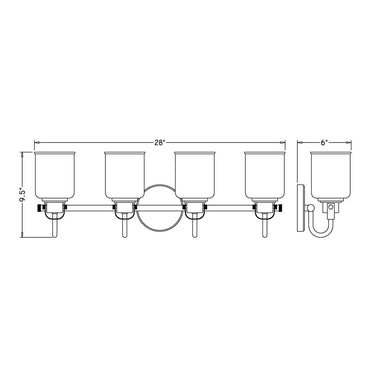 Z-Lite Kinsley 4 Light Vanity Light image 28