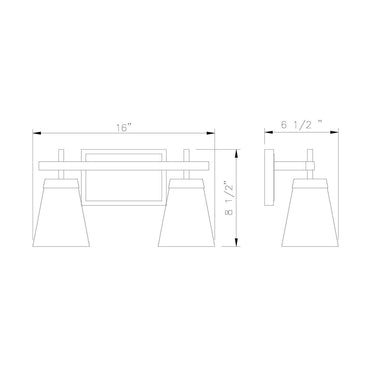 Z-Lite Lauren 2 Light Vanity Light image 21