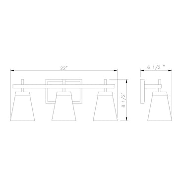 Z-Lite Lauren 3 Light Vanity Light image 21