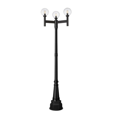 Z-Lite Laurent 100" High 3 Light Outdoor Post Mount Fixture image 3