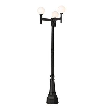 Z-Lite Laurent 100" High 3 Light Outdoor Post Mount Fixture image 4