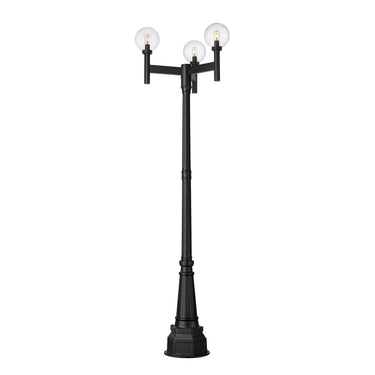 Z-Lite Laurent 100" High 3 Light Outdoor Post Mount Fixture image 5