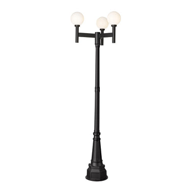 Z-Lite Laurent 100" High 3 Light Outdoor Post Mount Fixture image