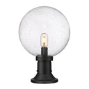 Z-Lite Laurent Glass 1 Light Outdoor Pier Mounted Fixture image 1