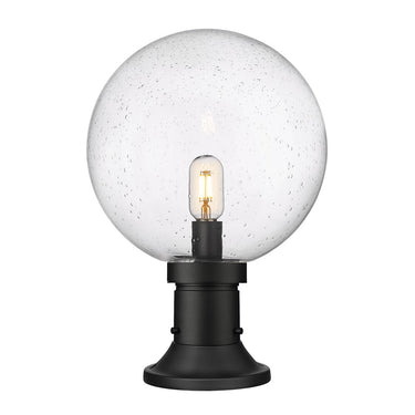 Z-Lite Laurent Glass 1 Light Outdoor Pier Mounted Fixture image 1