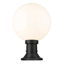 Z-Lite Laurent Glass 1 Light Outdoor Pier Mounted Fixture image 2