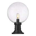 Z-Lite Laurent Glass 1 Light Outdoor Pier Mounted Fixture image 3