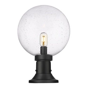 Z-Lite Laurent Glass 1 Light Outdoor Pier Mounted Fixture image 3