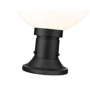 Z-Lite Laurent Glass 1 Light Outdoor Pier Mounted Fixture image 6