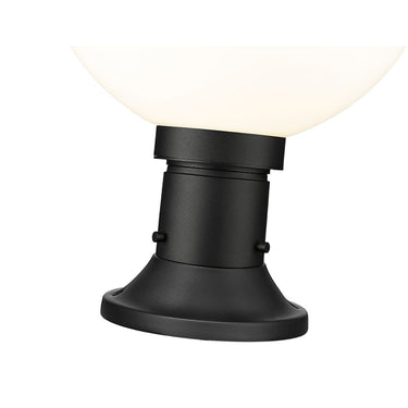 Z-Lite Laurent Glass 1 Light Outdoor Pier Mounted Fixture image 6