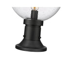 Z-Lite Laurent Glass 1 Light Outdoor Pier Mounted Fixture image 7