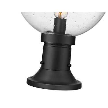 Z-Lite Laurent Glass 1 Light Outdoor Pier Mounted Fixture image 7
