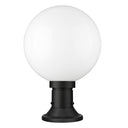 Z-Lite Laurent Glass 1 Light Outdoor Pier Mounted Fixture image 8