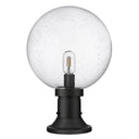 Z-Lite Laurent Glass 1 Light Outdoor Pier Mounted Fixture image 9