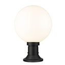 Z-Lite Laurent Glass 1 Light Outdoor Pier Mounted Fixture image