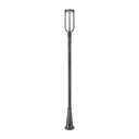 Z-Lite Leland Glass 1 Light Outdoor Post Mounted Fixture image 1