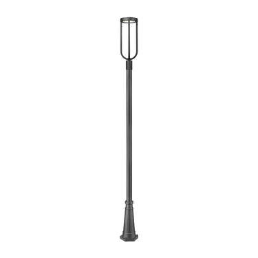 Z-Lite Leland Glass 1 Light Outdoor Post Mounted Fixture image 1