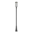Z-Lite Leland Glass 1 Light Outdoor Post Mounted Fixture image