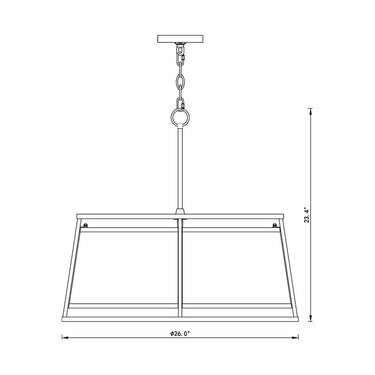 Z-Lite Lenyx 6 Light Pendant image 14