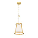 Z-Lite Lenyx Rubbed Brass 1 Light Pendant image 1